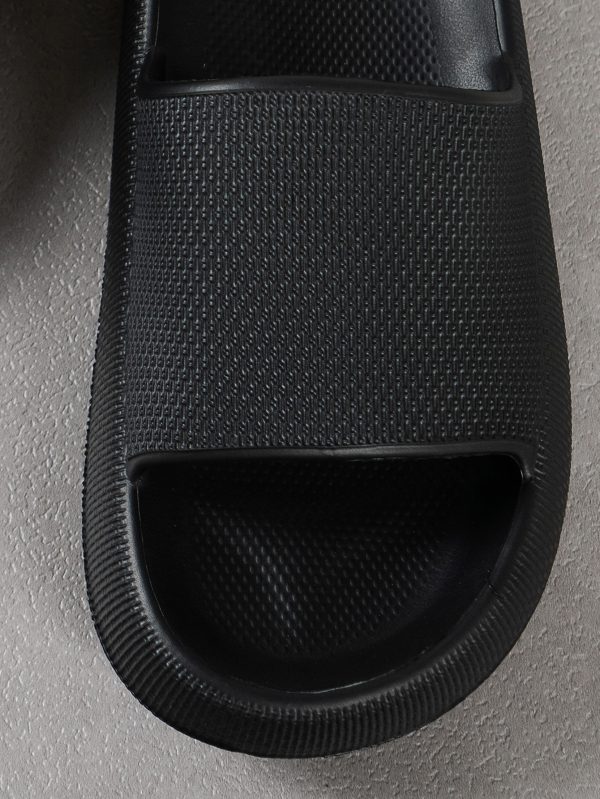 Women's Eva Home Slippers, Anti-slip, Water-resistant, Simple, Comfortable, Quiet, Durable, For Outdoor, Dorm, Office, Summer