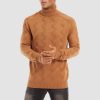 67f57547dfe92c2fefce6f7a0ccb8cdaafe3caa9b74253847c442dc570778ae7.jpg Men's Turtleneck Sweater Heavyweight Long Sleeves Cotton Pullover Knitted Casual Sweatshirt