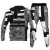Men's Personalized Printed Hoodie Set 009