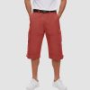 68188a02dc79b72efbd6091a7af6894bad4d62fca5a797bc138e4516b7979124.jpg Men 3/4 Cargo Shorts Cotton Lightweight Ripstop with Multi-Pockets