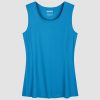 Women's Sleeveless Workout Shirts Dry Fit Running Wicking Tank Tops Active Gym