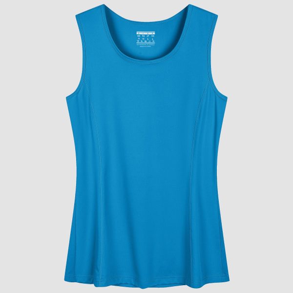 Women's Sleeveless Workout Shirts Dry Fit Running Wicking Tank Tops Active Gym