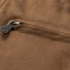 Suede Bomber Jacket With Quilted Liner