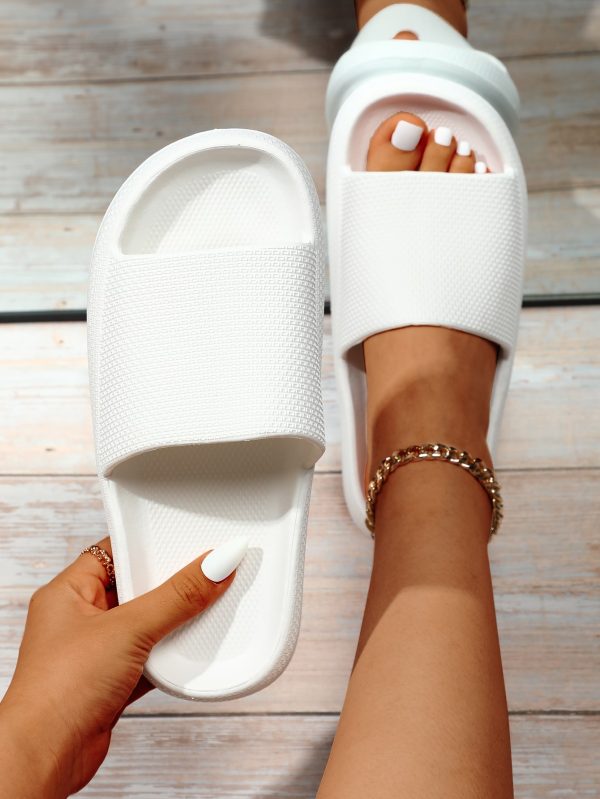 Women's Fashionable Minimalist Open Toe Slides