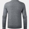 Diamond Mock Neck Quarter Zip Sweater