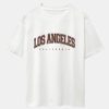 Los Angeles Print Heavy Weight Oversize T-Shirt