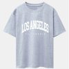 Los Angeles Letter Print Oversize T-Shirt