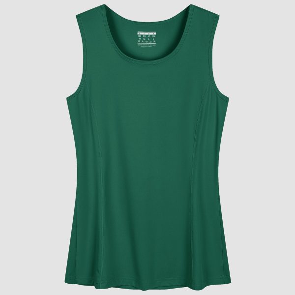 Women's Sleeveless Workout Shirts Dry Fit Running Wicking Tank Tops Active Gym