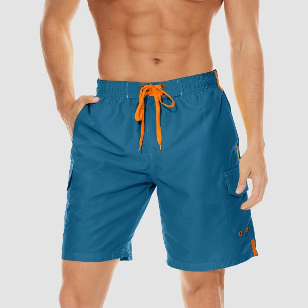 6ed9603e464ce6f3920d447f0a3fe3bbec400a27386ba03d5df2d57c8177c422.jpg Men's Swimming Trunks Mesh Linner 4 Pockets Quick Dry Beach Shorts