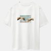 Create Adam Print Heavy Weight Oversize T-Shirt
