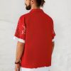 70d16f9654be6f0480982b1c4924420f2c9689eb1f60458aebd93d0b9a6f4c82.jpg Men's New Santa Outfit Print Casual Breathable Hawaiian Short Sleeve Shirt