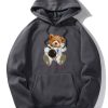 NASA Astronaut Bear Print Hoodie