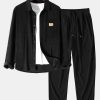 Long Sleeve Corduroy Shirt & Straight Leg Corduroy Pants