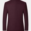 Stand Collar Wool Blended Blazer