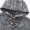 Horn Button Hooded Sweater