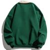 Relax Fit Contrast Polo Sweatshirt