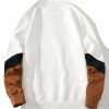 Color Block Crewneck Sweatshirt