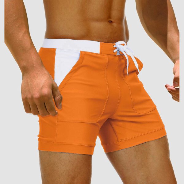 778b56252d5cfc966a5fe617dd6b2b1f3b00439e1ee6fd37c53eb6f1809e4d48.jpg Men's Swim Trunks Square Leg with Pockets Mesh Lining Beach Shorts Underwear