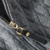 Diamond Mock Neck Quarter Zip Sweater