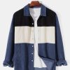Patchwork Corduroy Shirt