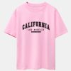 California Print Heavy Weight Oversize T-Shirt