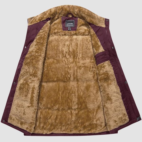 79eb4de99f6fa7f38c9becafc3c9043a9ac2840622ab5cb1ae0d61e3963a35c5.jpg Men's Outerwear Vests Full-Zip Sleeveless Jacket Winter Warm Fleece Lined Vests Stand Collar
