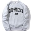 San Francisco Letter Print Sweatshirt