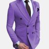 7b888d4fe98fd1afc3214786bf3e0c563f71885b455d706b4b7ceb23799c02ab.jpg Elegant Plain Lapel Collar Double Breasted Blazer & Pants 2Pcs Set