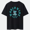 Evil Bear Back Print Heavy Weight Oversize T-Shirt