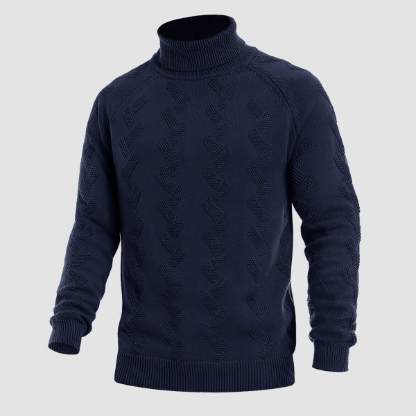 7bc7c97fabb1cfacc8fcb0ebfdce120de4ab392db17adfd85bc37a44d7890244.jpg Men's Turtleneck Sweater Heavyweight Long Sleeves Cotton Pullover Knitted Casual Sweatshirt