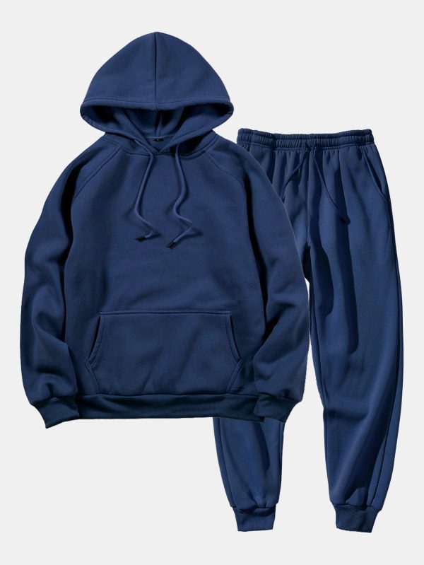 Basic Raglan Hoodies & Jogger Pants