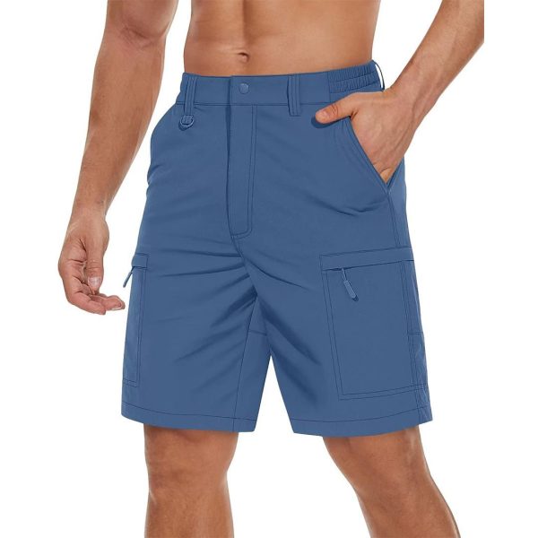 7c7babd0e9bc3ca924c6849a12b38ff992188074cd6f4e4cb949481a6652548d.jpg Men's Casual Quick-Dry 5 Pockets Cargo Short