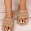Women Single Band Bubble Slides, Coop Open Toe Sandals