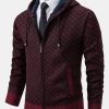 7e9a305904c9e0571c4c30129522cfedc62e963872c88c758015511c6112c4bc.jpg Diamond Pattern Zip Hooded Sweater