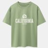 Vintage California Letter Print Heavy Weight Oversize T-Shirt