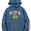Worldwide Bear Print Hoodie