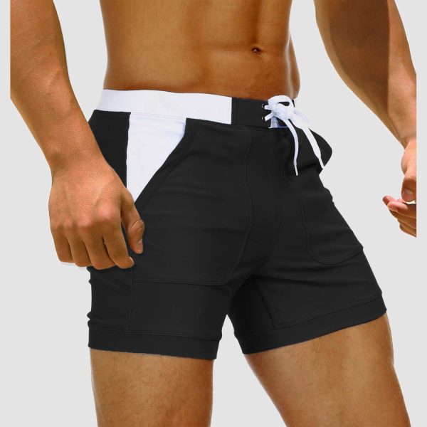 814968c77124004db602bf3a553730fb3d4c1b91038d99c61a4d495e13b2b6d0.jpg Men's Swim Trunks Square Leg with Pockets Mesh Lining Beach Shorts Underwear