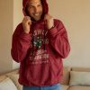 Christmas Text Letters Hoodie Sweatshirt