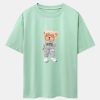 Rich Bear Print Heavy Weight Oversize T-Shirt