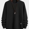 Ribbed Crew Sweatshirt