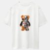 Robot Bear Print Heavy Weight Oversize T-Shirt