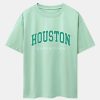 Houston Print Drop Shoulder Oversize T-Shirt