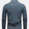 Textured Quarter Zip Sweater