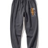 Robot Bear Print Jogger Pants