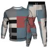 Men's Casual Personality Print Suit 002