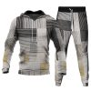 Men's Personalized Printed Hoodie Set 037