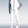 Men's Contrast Color Casual Sports Two Piece Set
