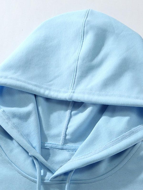 Brooklyn Print Cotton Blend Hoodie