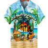 Suitmens Men's Tiki Party Hawaiian Vacation Print Three-Piece Set 027