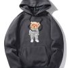 Rich Bear Print Hoodie